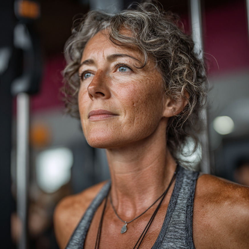 Възрастни хора правят упражнения